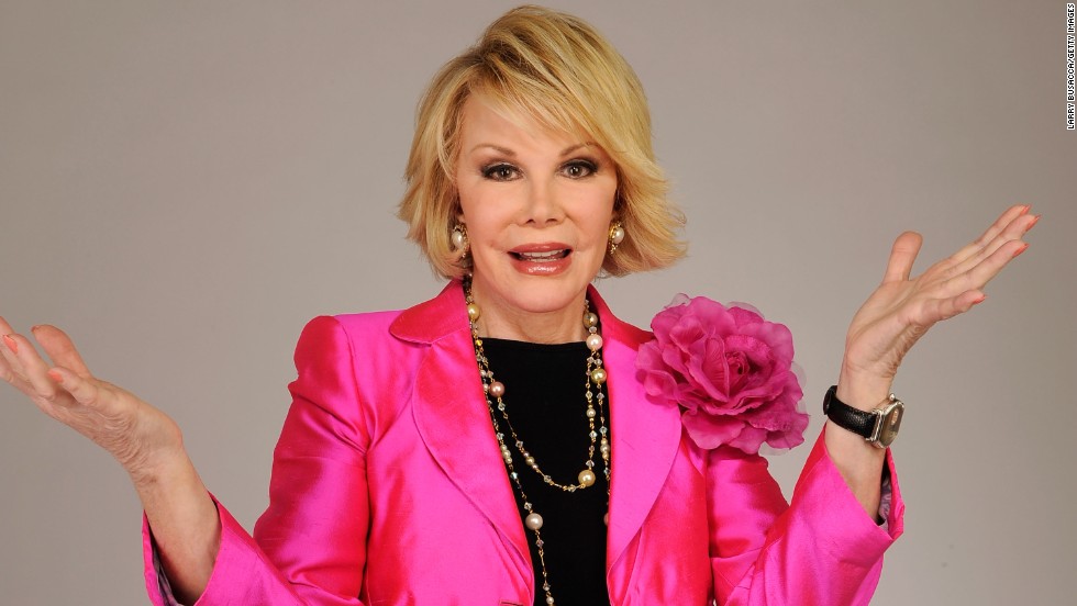 &lt;a href=&quot;http://www.cnn.com/2014/09/04/showbiz/celebrity-news-gossip/joan-rivers-obit/index.html&quot; target=&quot;_blank&quot;&gt;Joan Rivers&lt;/a&gt;, the sassy comedian whose gossipy &quot;can we talk&quot; persona catapulted her into a career as a headlining talk-show host, best-selling author and red-carpet maven, died September 4. She was 81.  