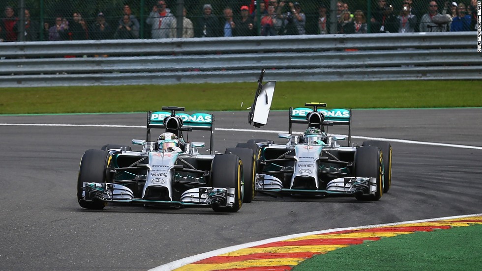 Dramas in his day job have also helped Hamilton to stay in the headlines. At the 2014 Belgian Grand Prix, his title rival and teammate Nico Rosberg collided with the British racer, sparking a row.