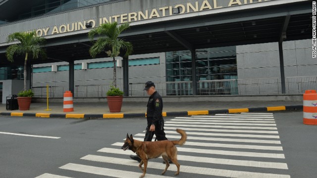 Manila&#39;s Ninoy Aquino International Airport has been placed on full alert, state-run media report.