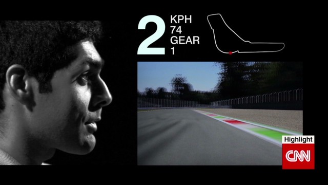Speeding through Monza circuit