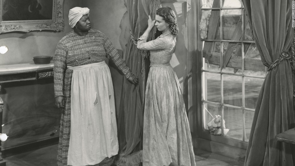In an iconic scene from the movie, Scarlett (Vivien Leigh) yanks down her mother&#39;s curtains for Mammy (Hattie McDaniel) to make a fancy dress to impress Rhett Butler and try to persuade him to give her $300 to pay the taxes on her plantation. &quot;The curtain dress has a special place in everyone&#39;s hearts,&quot; says Jill Morena, the Ransom Center&#39;s assistant curator for costumes and personal effects.