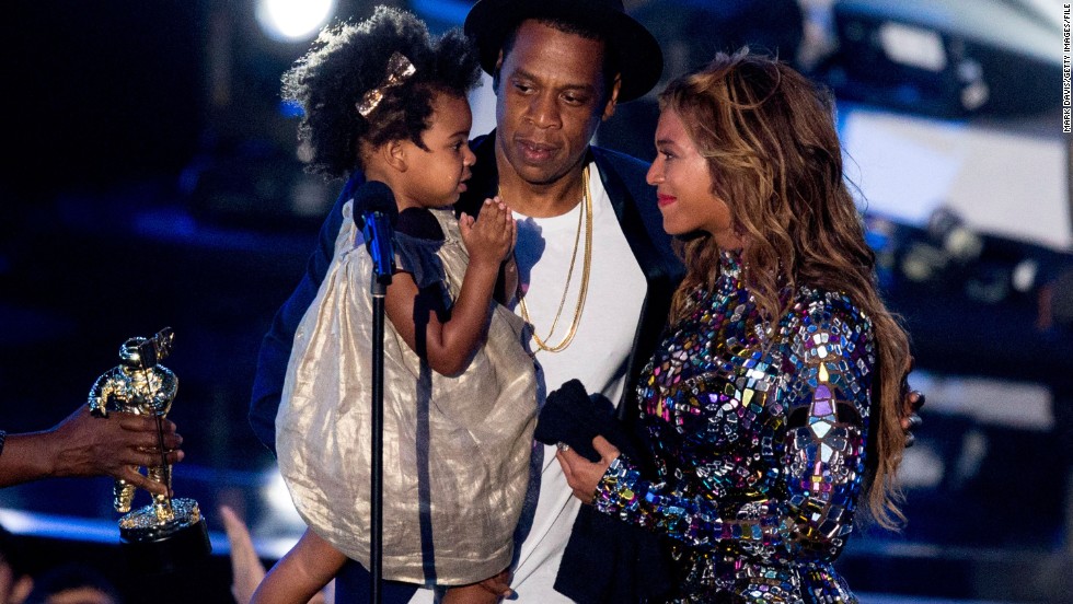 At the 2014 MTV Video Music Awards, Beyonce was awarded &lt;a href=&quot;http://www.cnn.com/2014/08/07/showbiz/celebrity-news-gossip/beyonce-mtv-video-music-awards/&quot; target=&quot;_blank&quot;&gt;with the Michael Jackson Vanguard Award,&lt;/a&gt; which is given to &quot;exemplary musicians who have made an incredible and long-lasting impact on pop culture.&quot; The singer accepted the award on August 24 from her husband, Jay Z, and daughter, Blue Ivy.