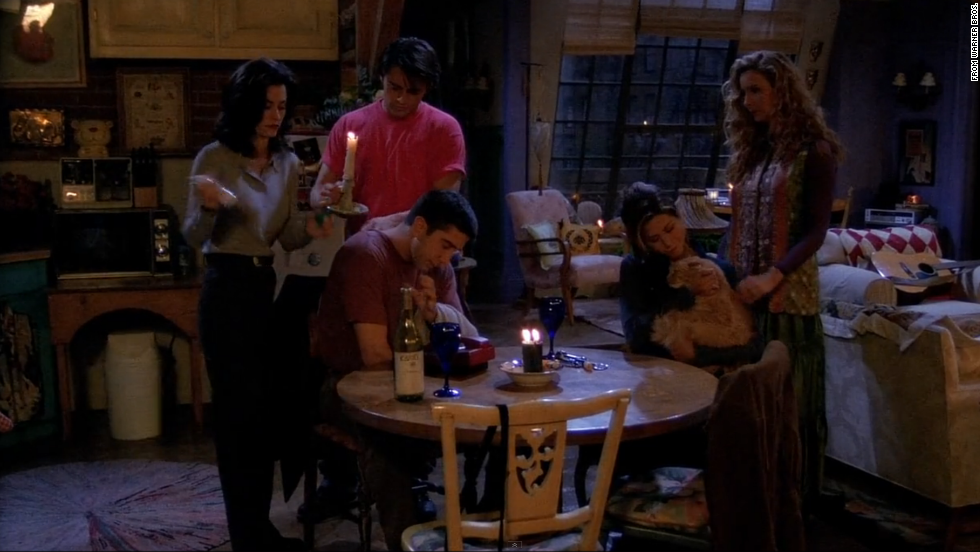 &lt;strong&gt;&quot;The One with the Blackout:&quot; &lt;/strong&gt;Among the season 1 episodes, this one is a favorite. When there&#39;s a power outage in NYC, all the &quot;Friends&quot; except for Chandler gather at Monica and Rachel&#39;s apartment. Chandler, meanwhile is stuck in an ATM vestibule having a flirtation fail with model-of-the-hour Jill Goodacre. &lt;a href=&quot;https://www.youtube.com/watch?v=FvJIbvm596w&quot; target=&quot;_blank&quot;&gt;&quot;Gum would be perfection!&quot;&lt;/a&gt;