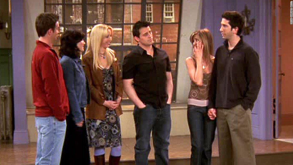 &lt;strong&gt;&quot;The Last One, Part 2:&quot;&lt;/strong&gt; After several sessions on Central Perk&#39;s orange couch, this group of &quot;Friends&quot; said goodbye on May 6, 2004. They do it in classic &quot;Friends&quot; style with one last &quot;will they or won&#39;t they?&quot; moment between Ross and Rachel (a moment that was greatly aided by Phoebe&#39;s quick thinking regarding a plane&#39;s &quot;left phalange&quot;). As they exited Monica&#39;s apartment for the last time, they decided to grab a coffee. Cue Chandler asking with perfect timing, &quot;Sure -- where?&quot;
