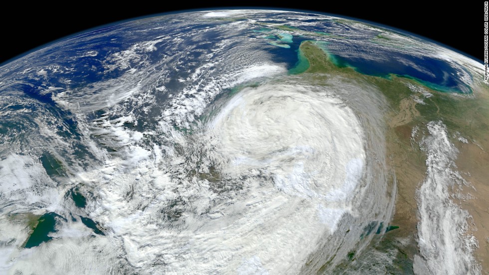 The planet could see as many as 20 more hurricanes and tropical storms each year by the end of the century because of climate change, according to &lt;a href=&quot;http://www.pnas.org/content/110/41/16361.full.pdf+html&quot; target=&quot;_blank&quot;&gt;a 2013 study&lt;/a&gt; published in the Proceedings of the National Academy of Sciences. This image shows Superstorm Sandy bearing down on the New Jersey coast in 2012.