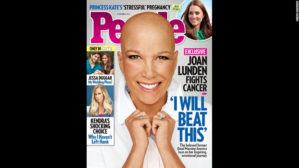 When former &quot;Good Morning America&quot; host Joan Lunden learned she was facing an &quot;aggressive&quot; form of breast cancer, she was determined to face her health battle head on. Knowing she would need chemotherapy, Lunden decided to remove her familiar blond hair before her locks could be affected by the treatment. &quot;You know it&#39;s going to happen one of these days and you are wondering how or when,&quot; &lt;a href=&quot;http://www.people.com/article/joan-lunden-bald-reveal-breast-cancer&quot; target=&quot;_blank&quot;&gt;Lunden explained to People magazine&lt;/a&gt;, which she posed for without her wig in September. &quot;So I just owned it.&quot;