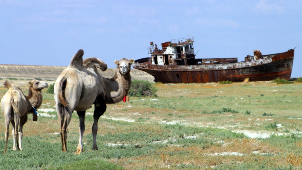 Image result for dried aral sea