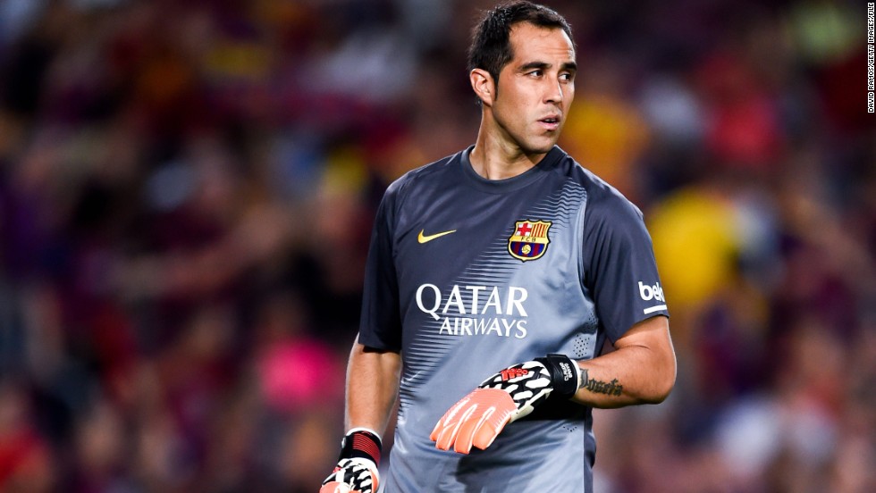 Barcelona goalkeeper Claudio Bravo signed for Manchester City on August 25, joining former manager Pep Guardiola for a reported fee of £15.3 million ($20 million).  