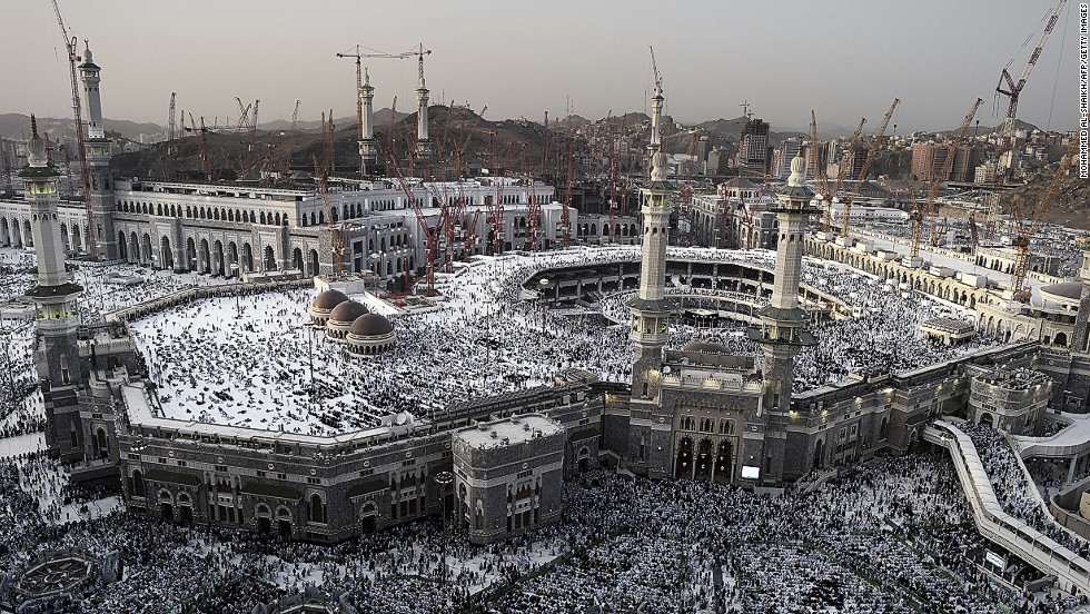 The annual Hajj pilgramage draws more than 2 million Muslim pilgrims from around the world. 