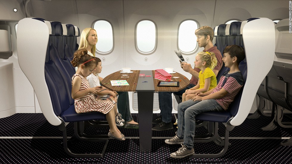 Thomson Airways Plans Table Seats For Flying Families Cnn - 