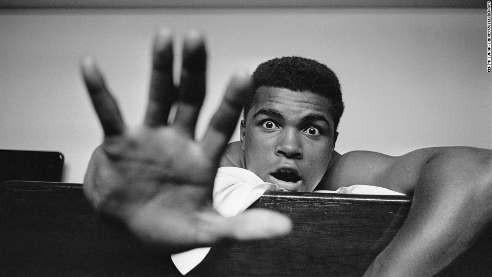 Ali boldly predicted it would take him five rounds to knock out British boxer Henry Cooper ahead of their bout in London in 1963. The fight was stopped in the fifth round as Cooper was bleeding heavily from a cut around his eye. 
