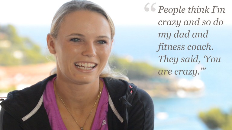 Caroline Wozniacki: Nightmares won't stop marathon bid - CNN