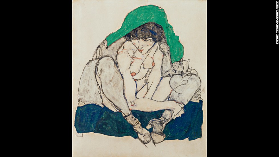 &lt;em&gt;&lt;strong&gt;Crouching Woman with Green Kerchief, 1914&lt;/strong&gt;&lt;/em&gt;&lt;br /&gt;&lt;br /&gt;Forty-three years before the first issue of &lt;em&gt;Playboy&lt;/em&gt; hit newsstands, a 20-year-old art school dropout (and protégé of Art Nouveau painter Gustav Klimt) released some of the most shocking nudes of the century. &lt;a href=&quot;http://www.courtauld.ac.uk/gallery/exhibitions/2014/Schiele/index.shtml&quot; target=&quot;_blank&quot;&gt;&lt;em&gt;Egon Schiele: The Radical Nude&lt;/a&gt;&lt;/em&gt;, an exhibition at London&#39;s Courtauld Gallery, looks at the Austrian Expressionist&#39;s technically exquisite and sexually explicit depictions of the human form.&lt;br /&gt;&lt;br /&gt;By &lt;strong&gt;&lt;a href=&quot;http://www.twitter.com/allyssiaalleyne&quot; target=&quot;_blank&quot;&gt;Allyssia Alleyne&lt;/strong&gt;&lt;/a&gt;, for CNN 