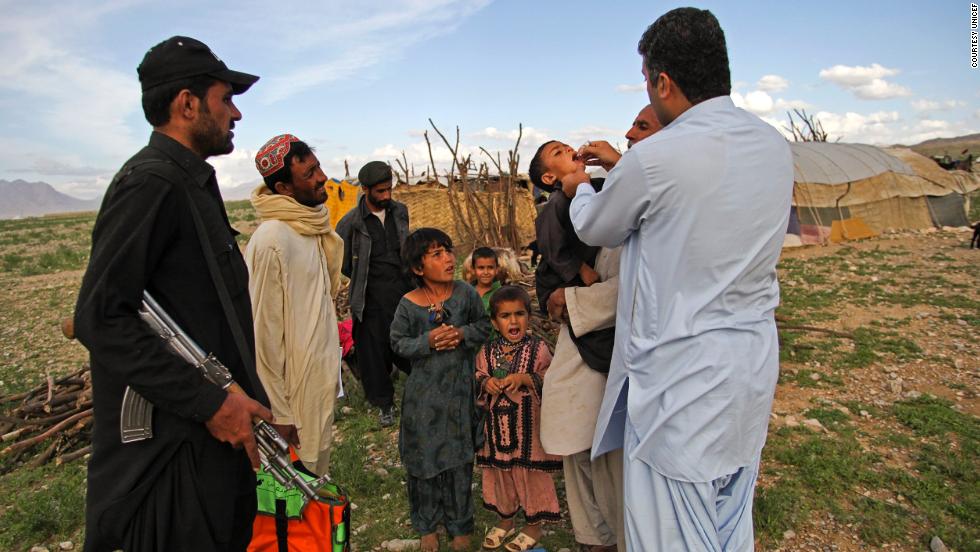 Vaccination programs mean polio is on the verge of extinction -- but there are still cases in Afghanistan and Pakistan.