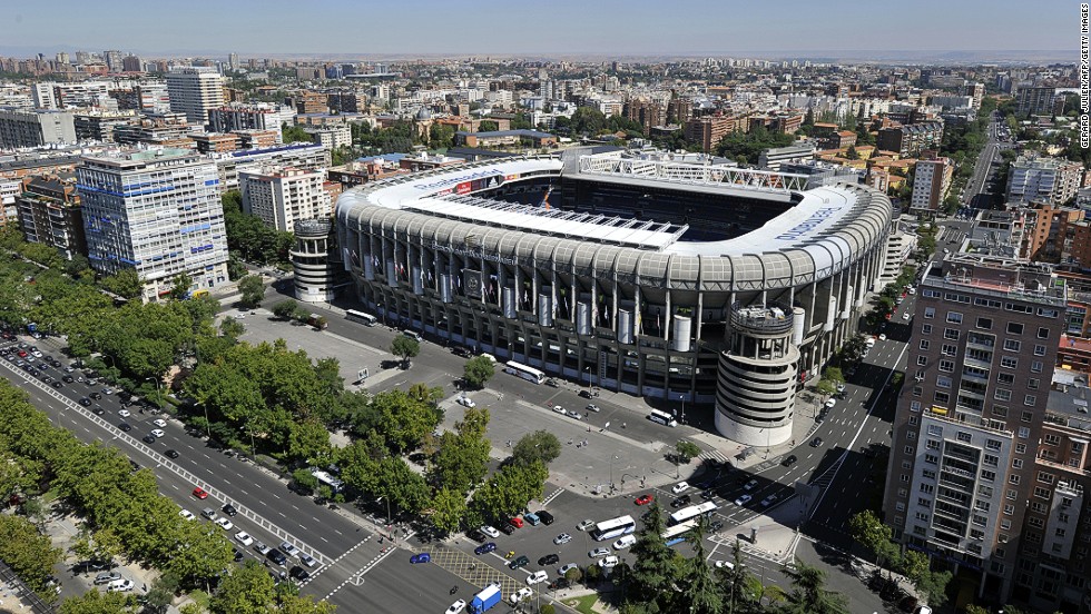 How the Bernabeu looks today... 