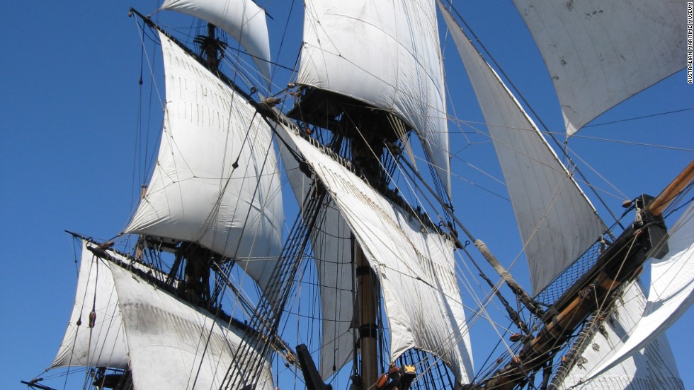 A replica of the HMS Endeavour, which has existed for 20 years after a lengthy build process.