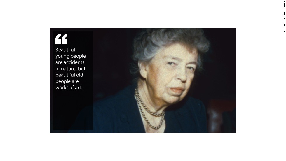Eleanor Roosevelt circa 1960. 
