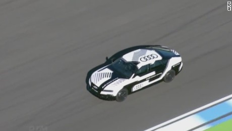 Watch car drive itself at 150 mph - CNN Video