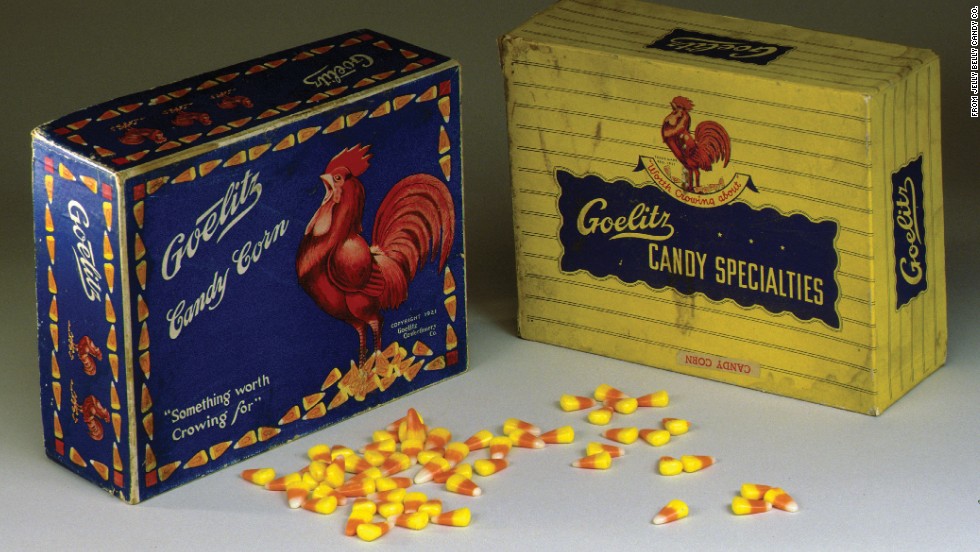The blue Goelitz box from the mid-1900s promises &quot;something worth crowing for.&quot; Today, Brach&#39;s and Jelly Belly are the two leading U.S. candy corn manufacturers.