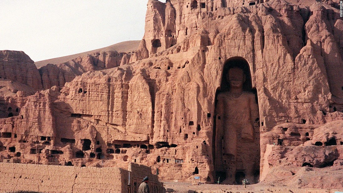 The most spectacular legacy of Buddhism in the war-torn country, among the tallest standing Buddhas in the world -- the larger at 53 meters, the other 35 -- had survived over 1,500 years since being carved out of sandstone. The Taliban considered the monuments idolatrous and &lt;a href=&quot;http://whc.unesco.org/en/news/718&quot; target=&quot;_blank&quot;&gt;destroyed them with dynamite&lt;/a&gt;.
