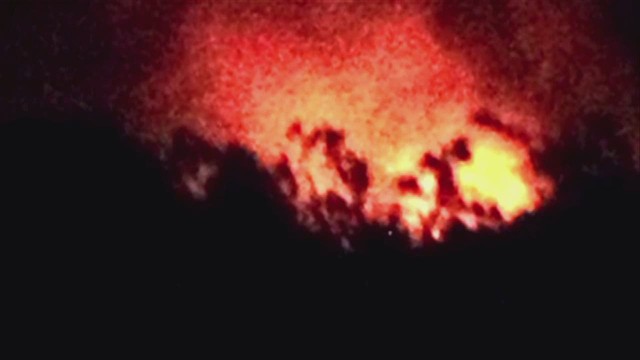 Up close as lava inches towards homes