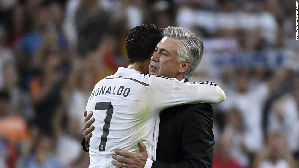 Ancelotti enjoyed a good relationship with Ronaldo when he was at Real, despite rumors of the Portuguese falling out with other coaches, most notably Jose Mourinho and Rafa Benitez. Ancelotti said: &quot;A lot of people ask me if it is difficult to manage top talent but it is really easy because they are so professional. Cristiano Ronaldo is so successful because he is really serious, really professional.&quot;