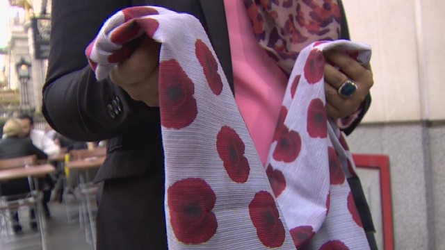 Controversy over poppy print headscarf