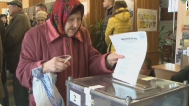 High turnout in separatist Ukraine vote