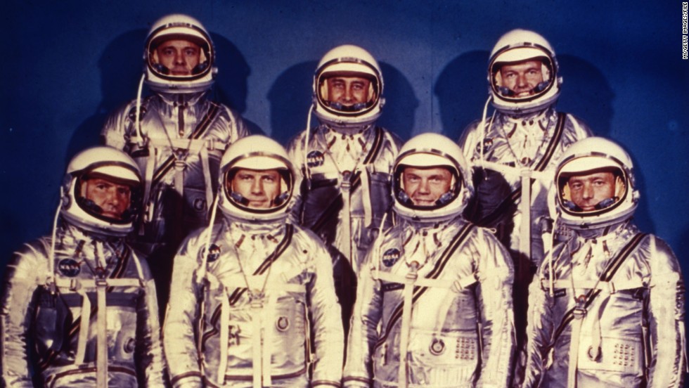 Despite its name, these seven NASA astronauts didn&#39;t land on Mercury. Instead, they were part of a mission to orbit the Earth, running from 1959 to 1963.