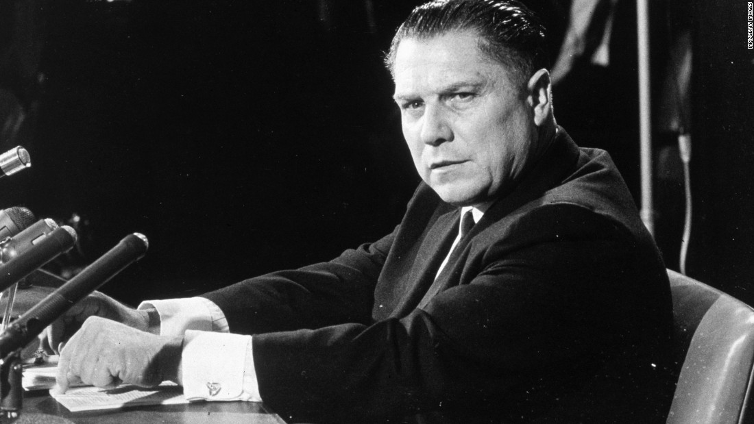 FBI searched under New Jersey bridge for Jimmy Hoffa's remains last month