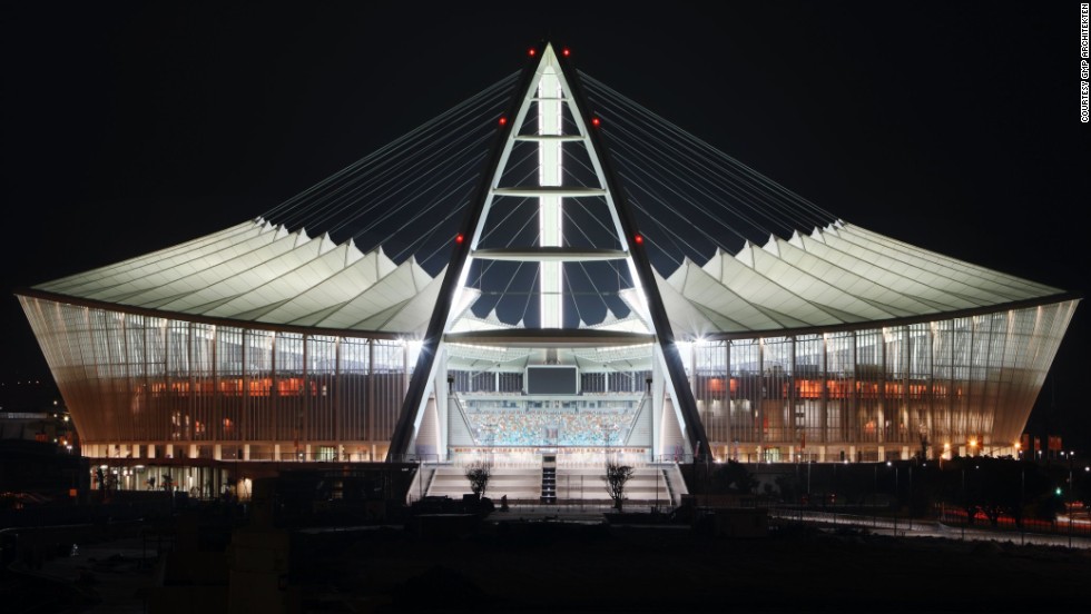 Nienhoff also designed the Moses Mabhida Stadium in Durban, for the 2010 South African World Cup.