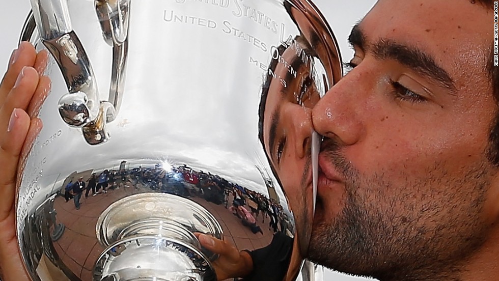 Cilic won his first grand slam title at the 2014 U.S. Open, beating another final debutant Kei Nishikori.