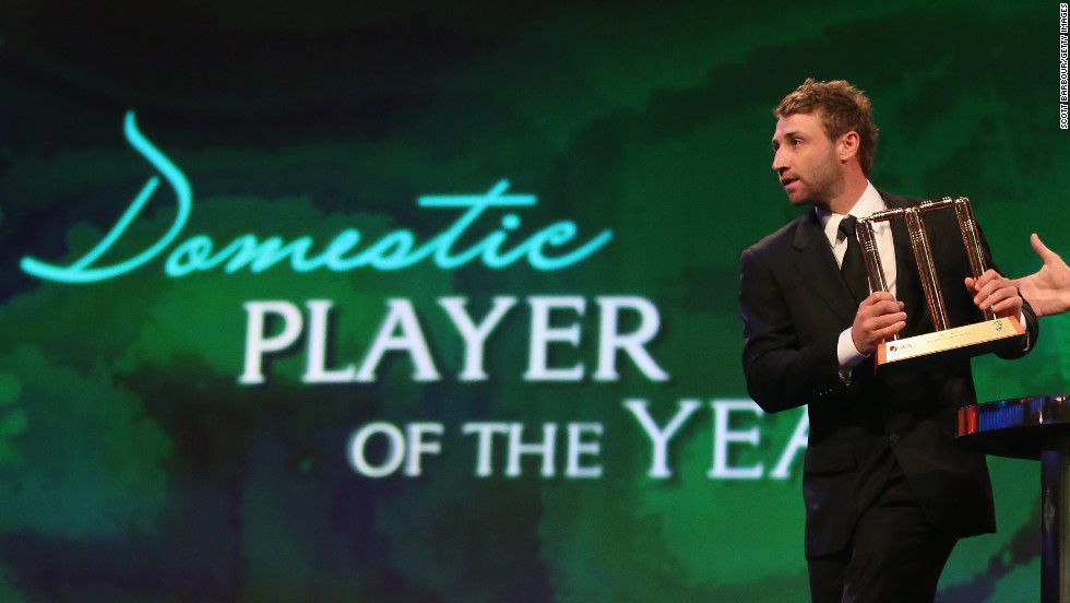 Hughes was named Australia&#39;s Domestic Player of the Year in 2013. 