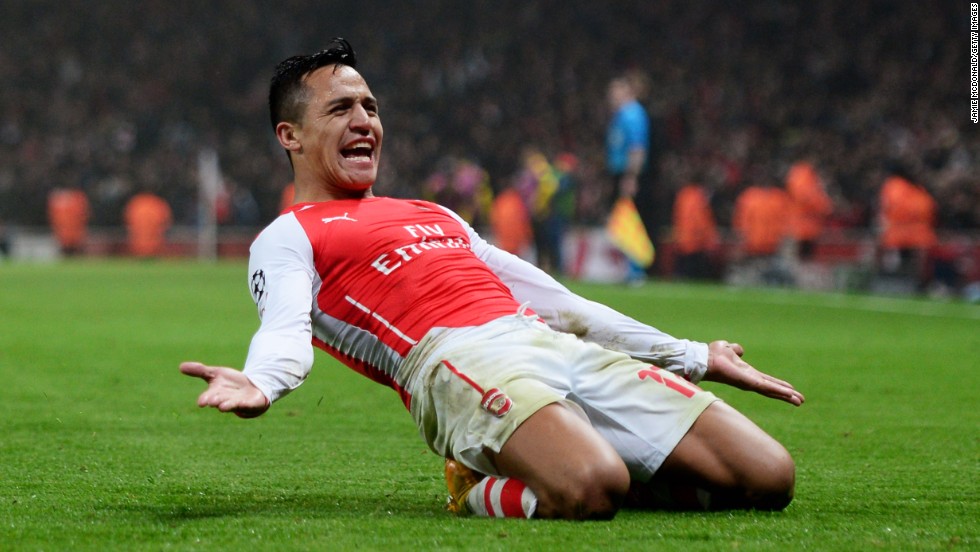 Chile&#39;s Alexis Sanchez joined Arsenal in the close season and has been an inspirational player for the north London club. Sanchez has scored 16 goals so far this season.