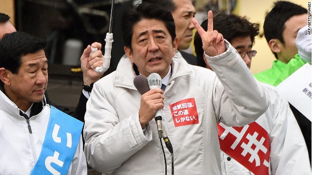 Japanese PM on offensive before election