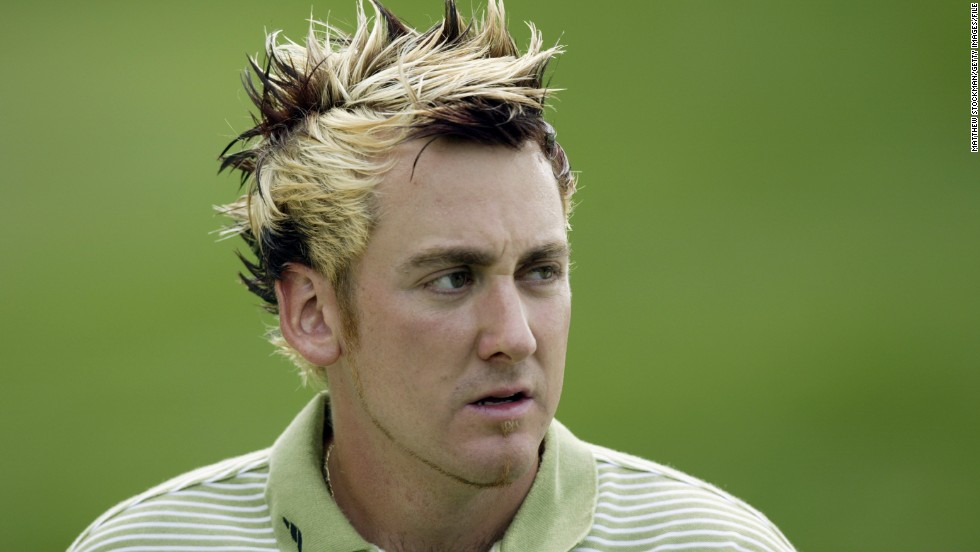 &quot;Badger chic&quot; was the order of the day when Poulter appeared for practice at the 85th U.S. PGA Championship in 2003.