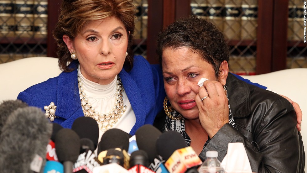 Identifying herself only by a first name during a news conference with lawyer Gloria Allred, Chelan said she was a 17-year-old aspiring model who worked at the Las Vegas Hilton when her father&#39;s wife sent pictures of her to Cosby. She said Cosby arranged to meet her at the Vegas Hilton &quot;to introduce me to someone from the Ford modeling agency.&quot;  During that meeting, she said, Cosby gave her &quot;a blue pill, which he said was an antihistamine, with a double shot of Amaretto.&quot; She alleged that Cosby lay down next to her on the bed and began touching her sexually and grunting.