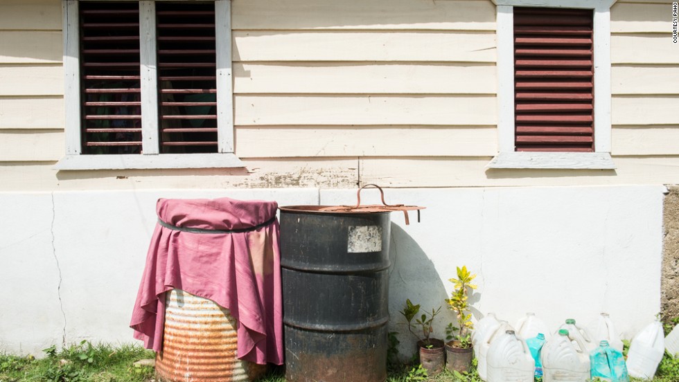 The Aedes mosquitoes spreading Chikungunya need shallow water surfaces to breed, which are plentiful in urban settings. Containers and other items enabling shallow water are  being removed to reduce numbers of breeding sites.