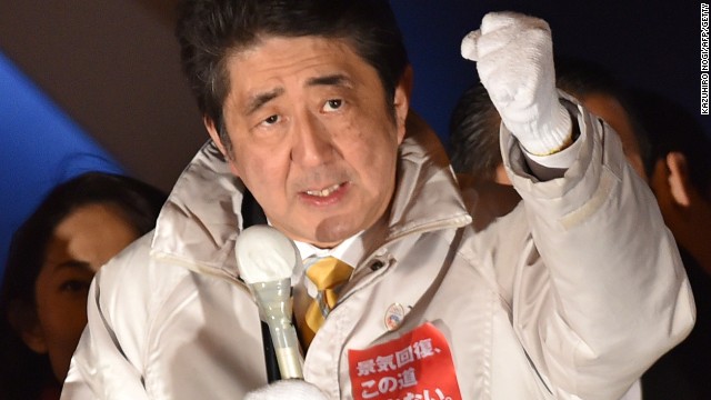 Japanese exit polls project Abe victory 