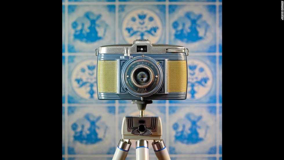 Photographer Jürgen Novotny set this Bilora Bella against a blue background to enhance its features.