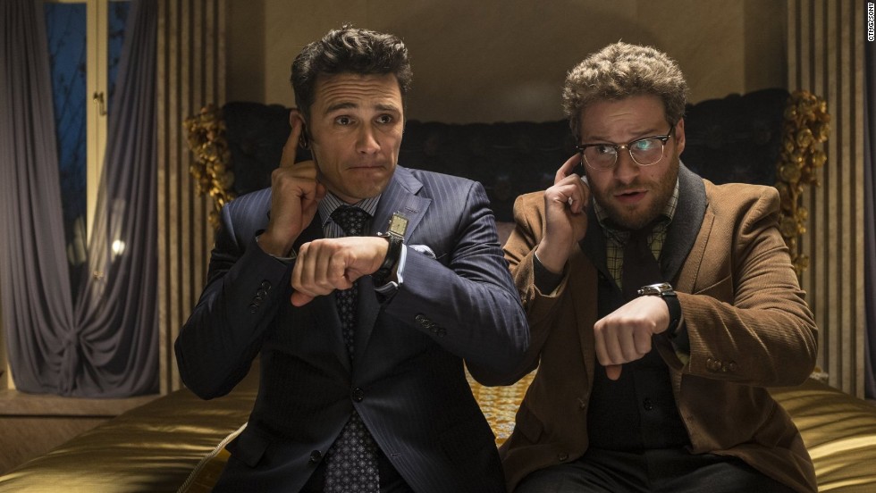 December 16 -- The New York premiere of &quot;The Interview&quot; was canceled after &quot;The Guardians of Peace&quot; posted a threat against moviegoers. The message said: &quot;We will clearly show it to you at the very time and places &#39;The Interview&#39; be shown, including the premiere, how bitter fate those who seek fun in terror should be doomed to,&quot; the hacking group said. &quot;The world will be full of fear. Remember the 11th of September 2001.&quot;