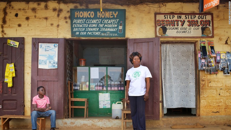 HONCO Honey Cooperative Bamenda, pictured, is an affiliated organization run by Caroline Ngum, who was also trained by Alan Morely over 15 years ago. &lt;br /&gt;&lt;br /&gt;To see more of Griffith&#39;s work, click here.