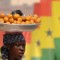 Fuit Seller Ghana Flags JOE KLAMAR AFP Getty Images