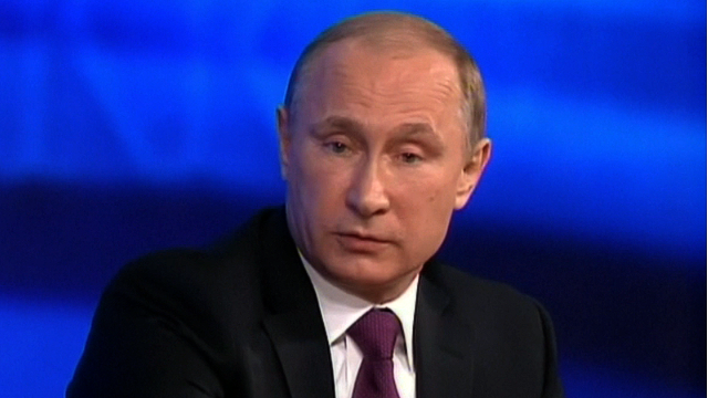 Putin: 'We're not warmongers' 