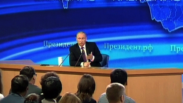 Economy in focus at Putin news conference