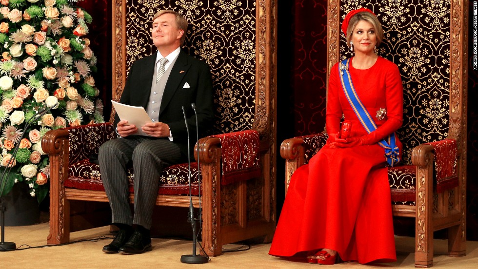 King Willem-Alexander, seen here with his wife, Queen Maxima, succeeded his mother on the throne of the Netherlands. His mother, Princess Beatrix, was Queen of the Netherlands from 1980 to 2013, when she abdicated.