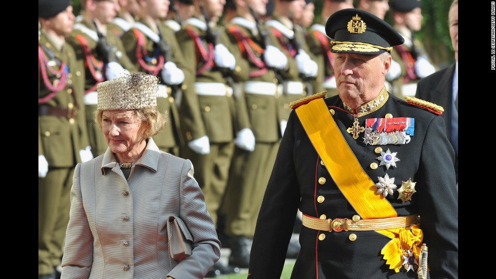 King Harald V of Norway and his wife, Queen Sonja, married in 1968. 