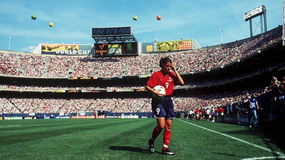 Hamm was part of the U.S. team which won the inaugural Women&#39;s World Cup in 1991 and she was the star attraction when the competition arrived on American soil in 1999.
