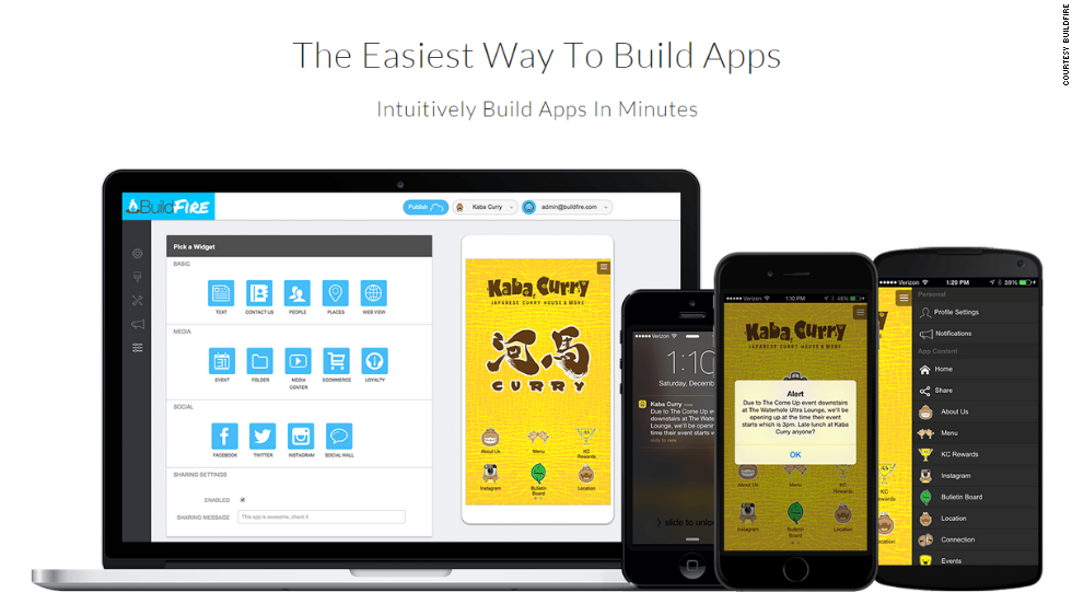 easy to use mobile app builder