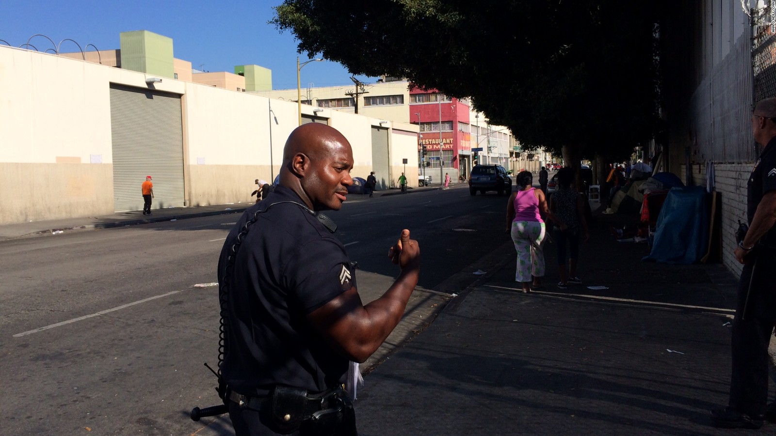 On Patrol With Skid Rows Angel Cop Cnn